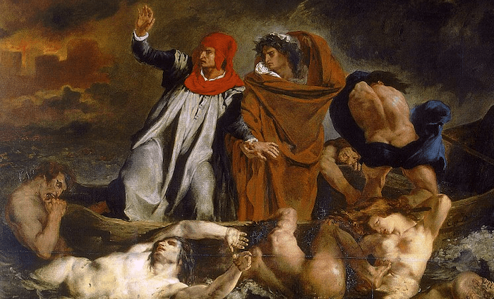 Dante and Virgil in Hell Delacroix Wikimedia Commons 700 x 425 