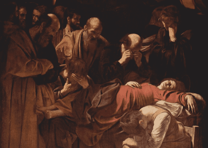 Death of the Virgin Caravaggio 700